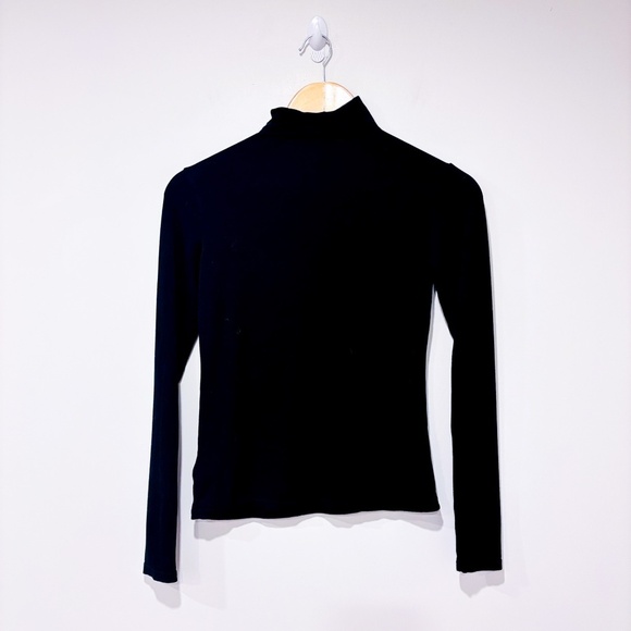 DYNAMITE Black turtleneck top - Picture 2 of 7